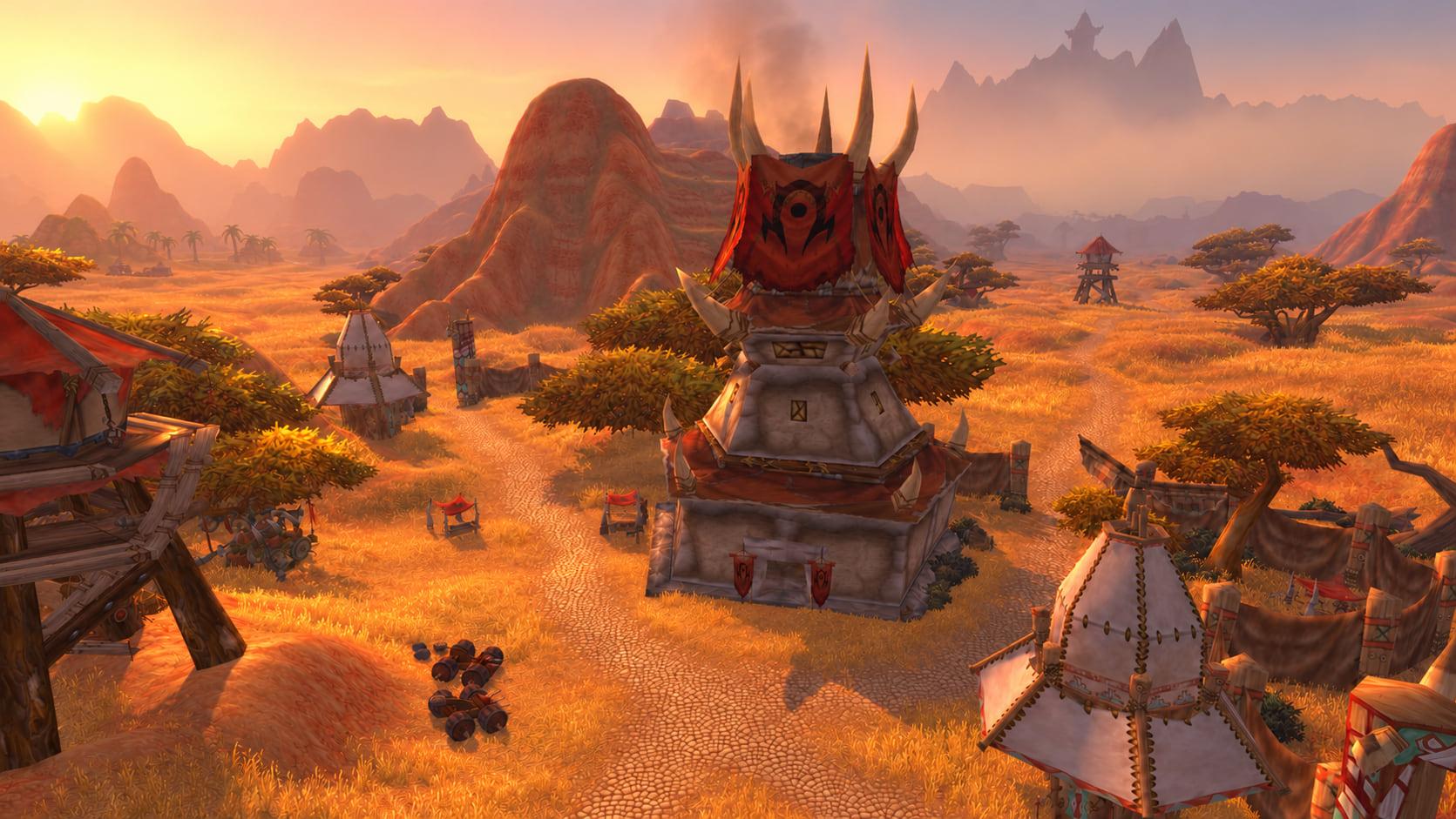 Recreation: The Crossroads, an empty World of Warcraft environment